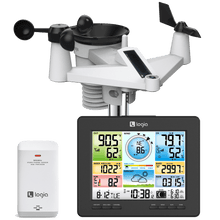 Load image into Gallery viewer, 7-in-1 Wireless Weather Station with Wi-Fi® and Solar Panel