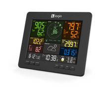 Load image into Gallery viewer, Logia 7-in-1 Indoor/Outdoor Weather Station with Wi-Fi connectivity and Solar Powered

