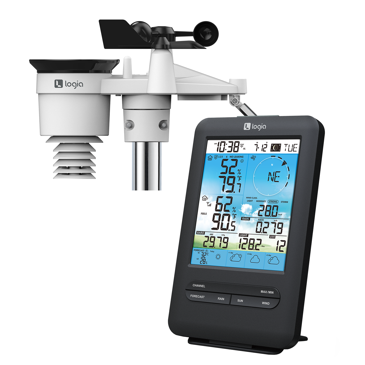 5-in-1 Wireless Weather Station with WiFi® – Logia Weather Stations